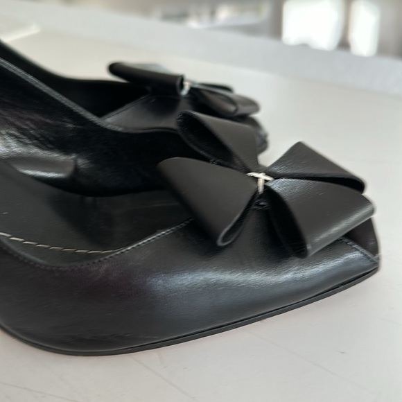 Kate Spade black slingback pumps, gorgeous 8.5 B - Picture 10 of 13